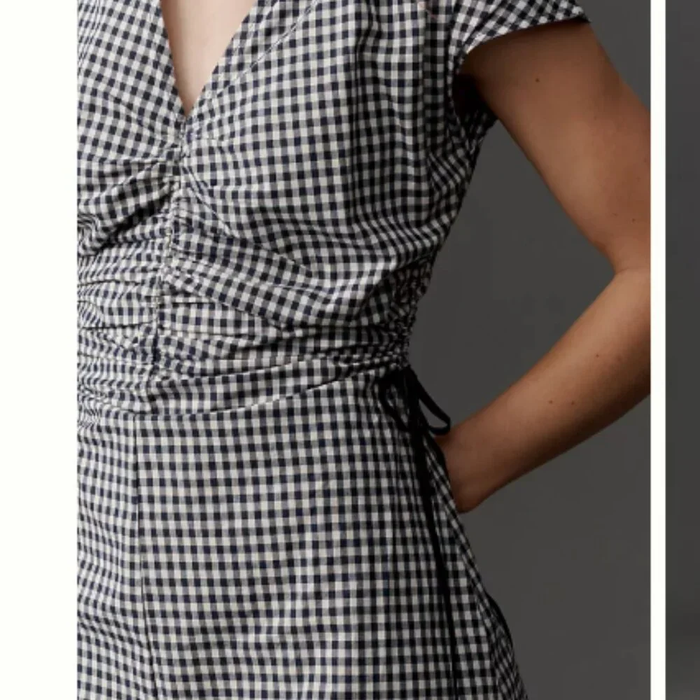 Anthropologie - Lisa Says Gah Felicity Dress - Midnight Check - Picture 4 of 4